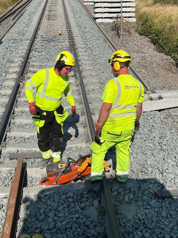 Ratatyömaa — kiskon vaihtoa